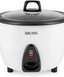 Aroma Housewares ARC-360-NGP 20-Cup Pot-Style Rice Cooker & Food Steamer, White - 1