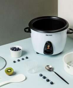Aroma Housewares ARC-360-NGP 20-Cup Pot-Style Rice Cooker & Food Steamer, White - 7