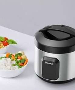 Small Rice Cooker and Food Steamer, 3-4 Cups Uncooked(6-8 Cups Cooked) Mini Rice Maker, Removable Non-Stick Pot Suitable for Cooking, Soups, Stewing, Steaming, Automatic Keep Warm Function - 7