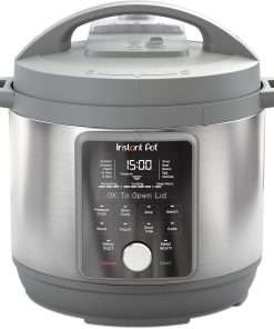 Instant Pot Duo Plus, 6-Quart Whisper Quiet 9-in-1 Electric Pressure Cooker, Slow Rice Steamer, Sauté, Yogurt Maker, Warmer & Sterilizer, Free App with 800+ Recipes, Stainless Steel - 1