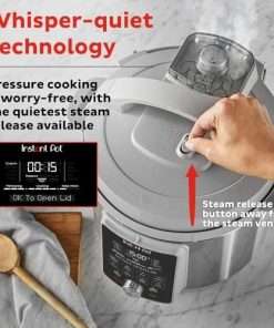 Instant Pot Duo Plus, 6-Quart Whisper Quiet 9-in-1 Electric Pressure Cooker, Slow Rice Steamer, Sauté, Yogurt Maker, Warmer & Sterilizer, Free App with 800+ Recipes, Stainless Steel - 3