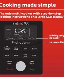 Instant Pot Duo Plus, 6-Quart Whisper Quiet 9-in-1 Electric Pressure Cooker, Slow Rice Steamer, Sauté, Yogurt Maker, Warmer & Sterilizer, Free App with 800+ Recipes, Stainless Steel - 4