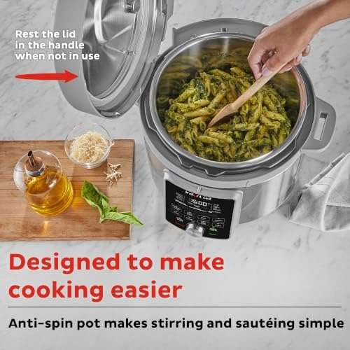 Instant Pot Duo Plus, 6-Quart Whisper Quiet 9-in-1 Electric Pressure Cooker, Slow Rice Steamer, Sauté, Yogurt Maker, Warmer & Sterilizer, Free App with 800+ Recipes, Stainless Steel - 5