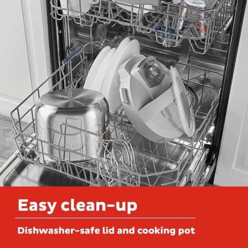 Instant Pot Duo Plus, 6-Quart Whisper Quiet 9-in-1 Electric Pressure Cooker, Slow Rice Steamer, Sauté, Yogurt Maker, Warmer & Sterilizer, Free App with 800+ Recipes, Stainless Steel - 6