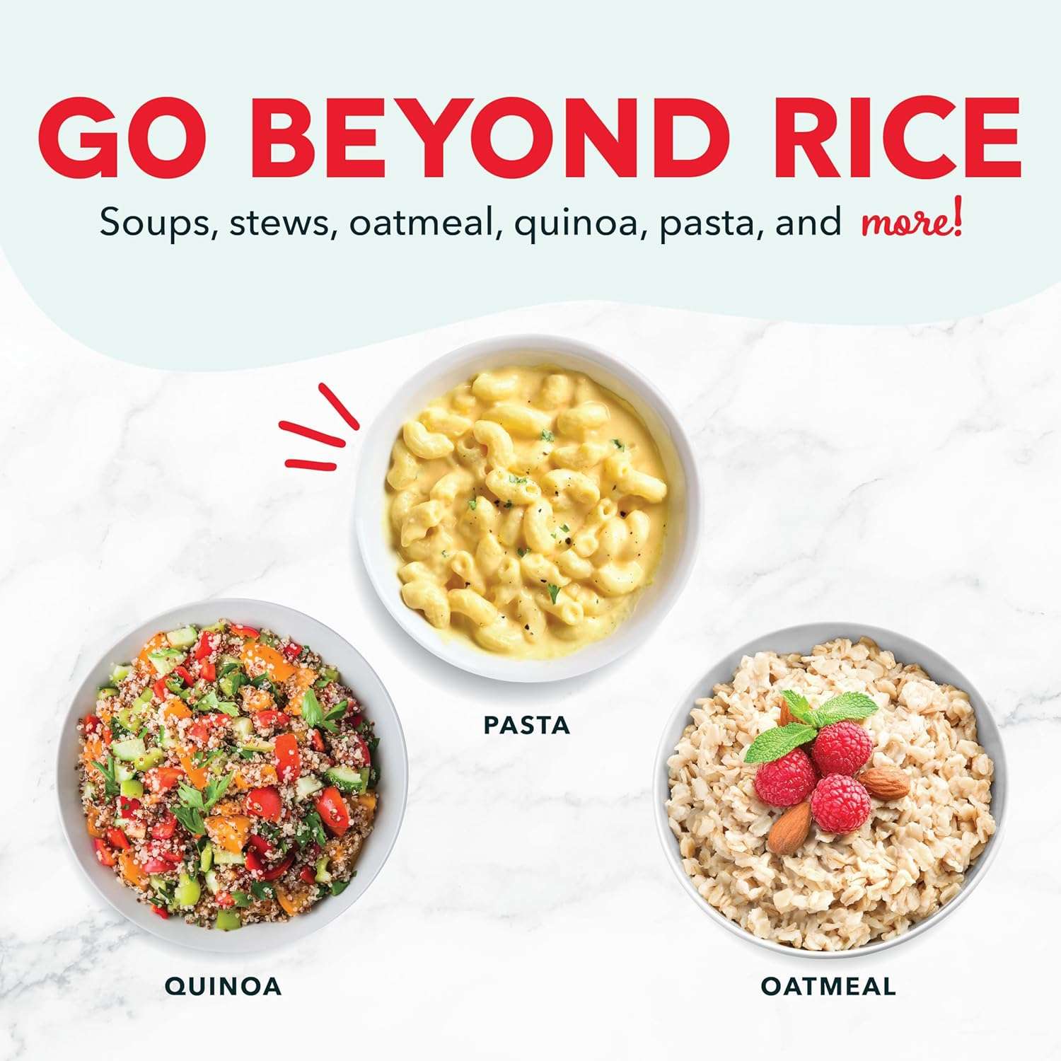 DASH Mini Rice Cooker Steamer with Removable Nonstick Pot, Keep Warm Function & Recipe Guide, .5 Quart, for Soups, Stews, Grains & Oatmeal - Graphite - 5