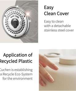 IH Induction Heating Dual Pressure Rice Cooker, 6 Person - 6-cup, 1.14Quarts 12-cup, 2.28Quarts, Full Stainless Inner Pot, Automatic High-Non-Pressure, Easy Open Handle, Auto Steam Clean - 9