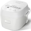TOSHIBA OriginTaste Rice Cooker 5.5-Cup Uncooked, Fuzzy Logic, 15-in-1 Functions, Digital Display, Delay Timer, Keep Warm, Nonstick Inner Pot, White - 1
