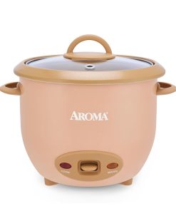 AROMA® 6-Cup (Cooked) One-Touch Pot Style Rice Cooker with CoreCoat™ PFAS-Free Nonstick Ceramic Surface (1.5 Quarts) - 1