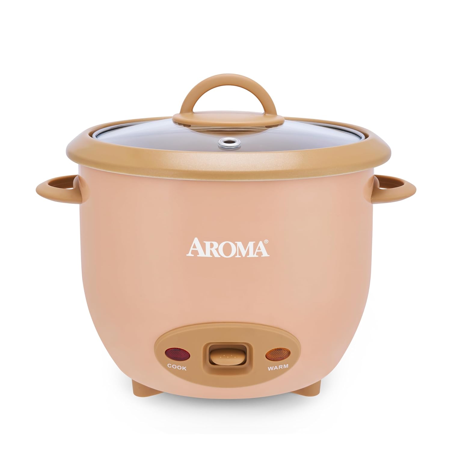 AROMA® 6-Cup (Cooked) One-Touch Pot Style Rice Cooker with CoreCoat™ PFAS-Free Nonstick Ceramic Surface (1.5 Quarts) - 1