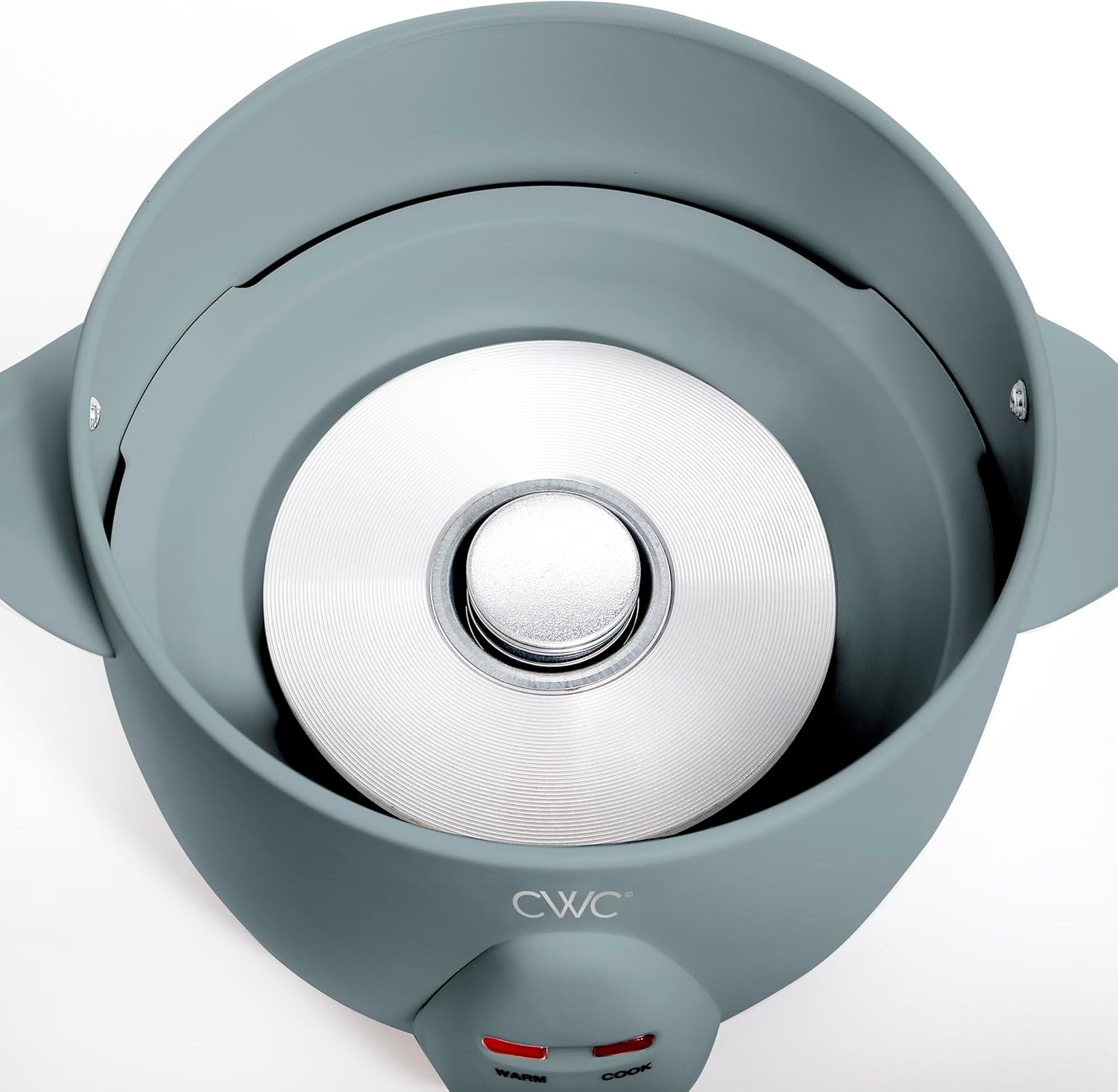 COOK WITH COLOR 6 Cup Rice Cooker 300W - Effortless Cooking and Perfectly, Cooks 3 Cups of Raw Rice for 6 Cups of Cooked Rice, Slate Blue - 6