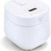 GreenLife Digital Rice & Beans Cooker, 2-Cups Uncooked-4-Cups Cooked, Removable Nonstick Ceramic PFAS-Free Pot, One-Touch Presets, Oats, Quinoa, Brown Rice, Auto Keep Warm - 1