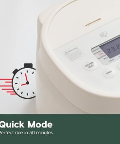 IRIS USA Micom Japanese Rice Cooker, 3-Cup Uncooked-6-Cup Cooked, Fuzzy Logic Kitchen Appliance with Recipe Presets, Slow Cooker, Steamer, Hot Pot & Warming Function - 4