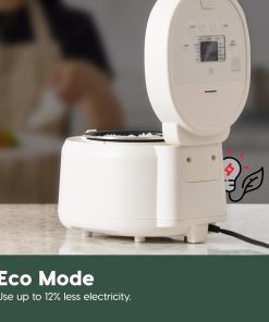 IRIS USA Micom Japanese Rice Cooker, 3-Cup Uncooked-6-Cup Cooked, Fuzzy Logic Kitchen Appliance with Recipe Presets, Slow Cooker, Steamer, Hot Pot & Warming Function - 9