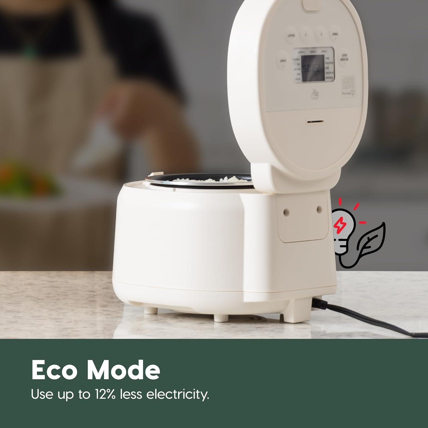 IRIS USA Micom Japanese Rice Cooker, 3-Cup Uncooked-6-Cup Cooked, Fuzzy Logic Kitchen Appliance with Recipe Presets, Slow Cooker, Steamer, Hot Pot & Warming Function - 9