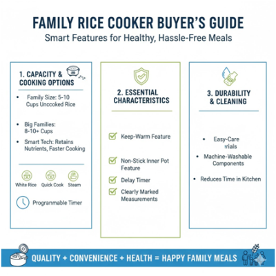 Rice Cookers for Family Meals, Recommended Rice Cookers for Family Meals