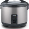 Tiger JNP-S18U-US 10 Cup Capacity White Rice Cooker with Non-Stick Inner Pot, Retractable Power Cord, and Keep Warm up to 12 hours (Urban Satin) - 1