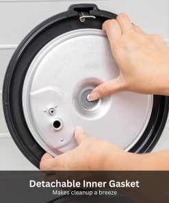 Tiger JNP-S18U-US 10 Cup Capacity White Rice Cooker with Non-Stick Inner Pot, Retractable Power Cord, and Keep Warm up to 12 hours (Urban Satin) - 5