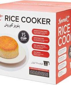 YEDI KOUROSH Automatic Persian Rice Cooker - Tahdig Rice Maker Perfect Rice Crust (15 CUP) - 4