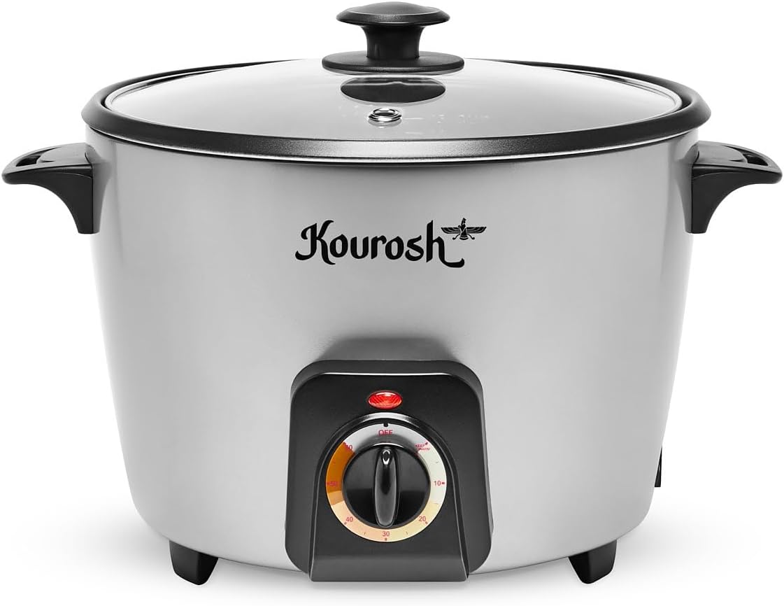 YEDI KOUROSH Automatic Persian Rice Cooker - Tahdig Rice Maker Perfect Rice Crust (15 CUP) - 5