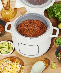 14-Cup Electric Rice Cooker with Automatic Keep Warm and Removable Nonstick Pot for Home Cooking (White) - 3