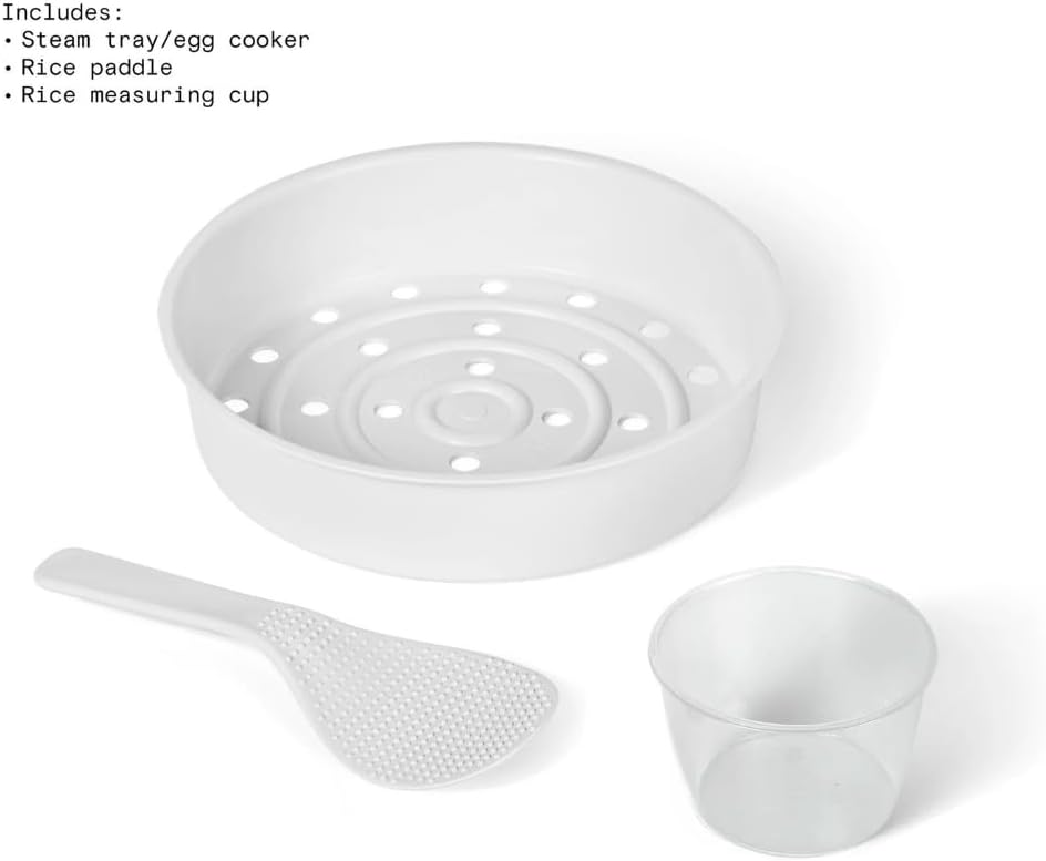 14-Cup Electric Rice Cooker with Automatic Keep Warm and Removable Nonstick Pot for Home Cooking (White) - 4