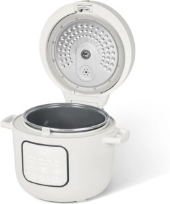 14-Cup Electric Rice Cooker with Automatic Keep Warm and Removable Nonstick Pot for Home Cooking (White) - 5