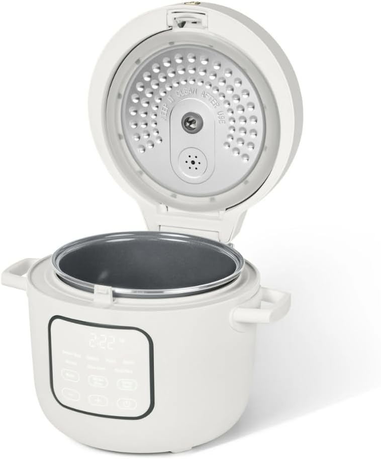 14-Cup Electric Rice Cooker with Automatic Keep Warm and Removable Nonstick Pot for Home Cooking (White) - 5