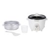 CUCKOO One Touch Rice Cooker 3-Cup (Uncooked) - 6-Cup (Cooked), Mini Rice Cooker & Warmer with Steamer Tray, Versatile Grain Cooker, Soup Maker, Auto Keep Warm, White - 1