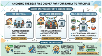Choose a Rice Cooker for Large Families