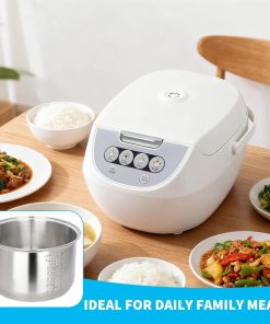 Rice Cooker 10 Cup Inner Pot Compatible with Tiger JBV-A18U, Non-Stick 304 Stainless Steel, Rice Cooker Rplacement Pot, Dishwasher Safe - 7