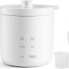 olayks Rice Cooker 2 Cup Uncooked, Mini Rice Cooker Small Electric Cooker with 4 Cooking Functions, 24 Hour Preset, Heat Preservation, Non-Stick Ceramic Coating for 1-2 People - 1