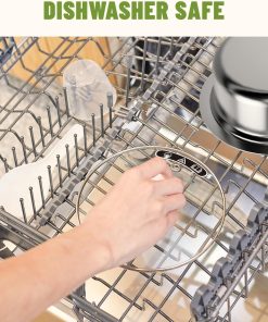 Alternative view of 3-Cup Uncooked Rice Cooker Small, Stainless Steel Non-Toxic Inner Pot, One-Touch Multifunction for Rice/Sauté/Yogurt, Dishwasher Safe, 1-3 People Size, Silver