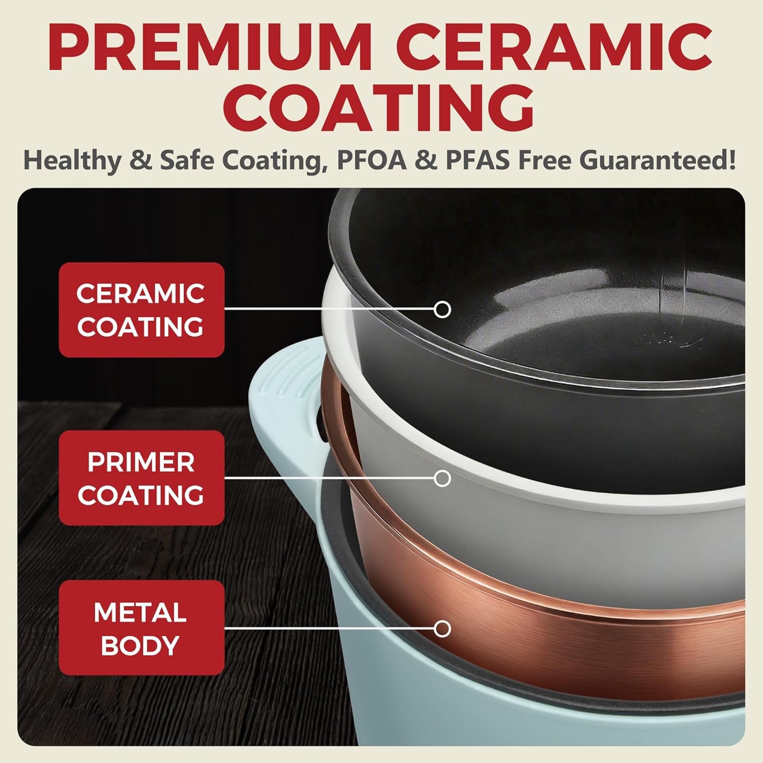 AshGlen Small Rice Cooker 2-Cup uncooked/ 4-Cup Cooked, Mini Hot Pot Electric, Mini Electric Pot, Ceramic Rice Cooker, Small Rice Steamer, Noodle & Oatmeal Cooker, Dual Modes, Single Serve, Aqua - Image 5