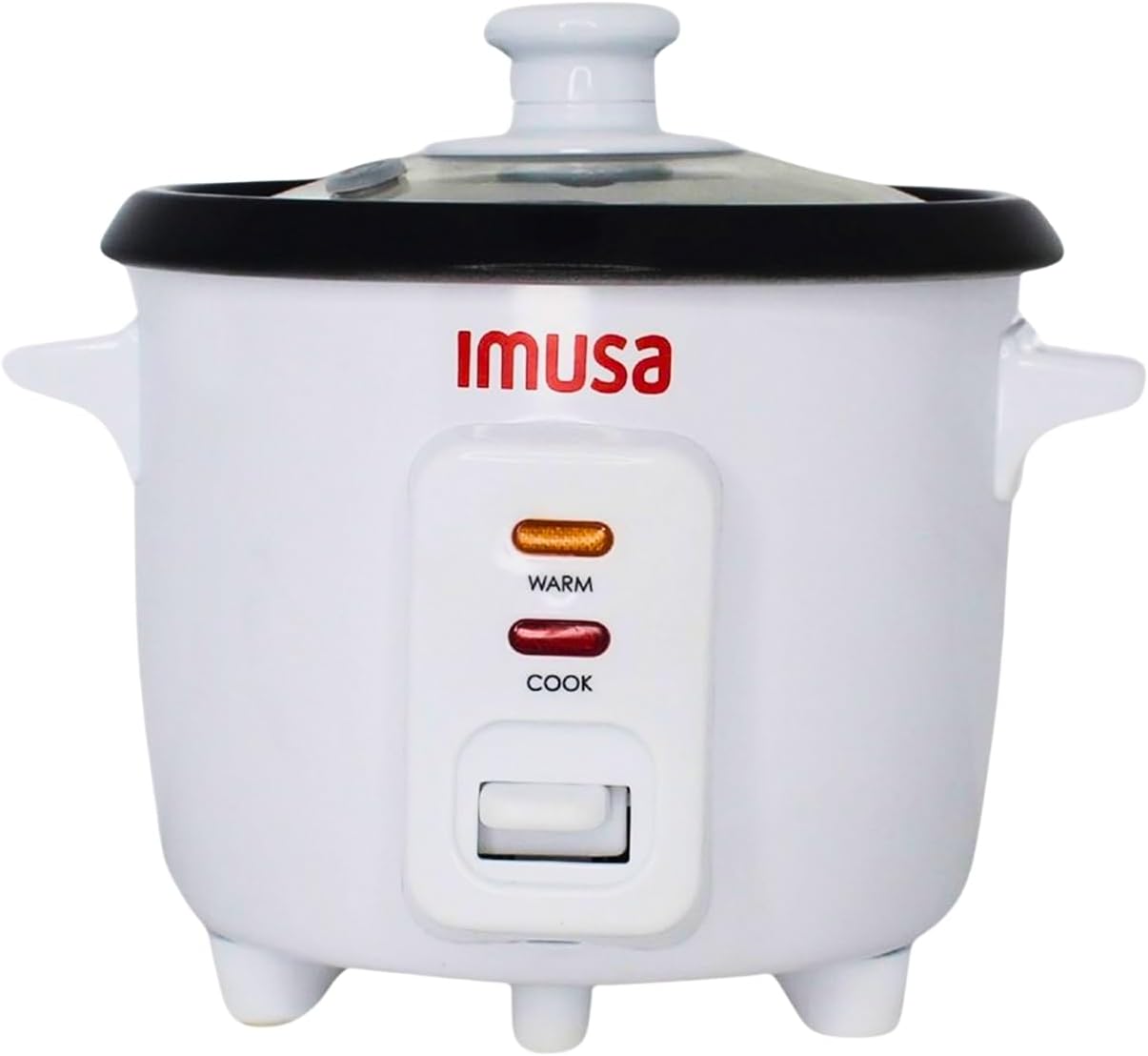 IMUSA 1.5cup Electric Ceramic Rice Cooker, White - 1
