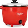 My~Mini 32 oz Electric Multi-Cooker Pot, 260 watts ~ (Red) - 1