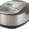 Zojirushi NS-TPC10XT Micom Rice Cooker & Warmer (with PFAS-Free Nonstick), 5.5-Cup, Stainless Brown - 1