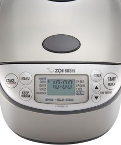 Alternative view of Zojirushi NS-TPC10XT Micom Rice Cooker & Warmer (with PFAS-Free Nonstick), 5.5-Cup, Stainless Brown