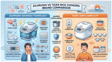 Zojirushi vs Tiger Rice Cooker Comparison