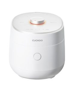 CUCKOO Twin Pressure Rice Cooker 10-Cup Uncooked - 20-Cup Cooked with Induction Heating Technology, Silent Pressure System, Open Cooking Mode, Dynamic Display, Eco Inner Pot, White - 1