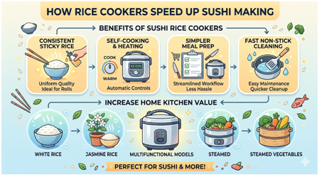 Rice Cooker for Sushi Rice for Perfect Homemade