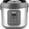 AROMA Professional Digital Rice Cooker, 10-Cup (Uncooked) - 20-Cup (Cooked), Multicooker, Slow Cooker, Steamer, Oatmeal Cooker, Egg Cooker, STS, 5 Qt, Gray, ARC-5200SG - 1