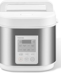 TOSHIBA Rice Cooker Heritage Bento Box, Digital Control, 5.5-Cup Uncooked Rice Capacity, 9 Functions with 3D Heating and 24-Hour Auto Keep Warm - 1