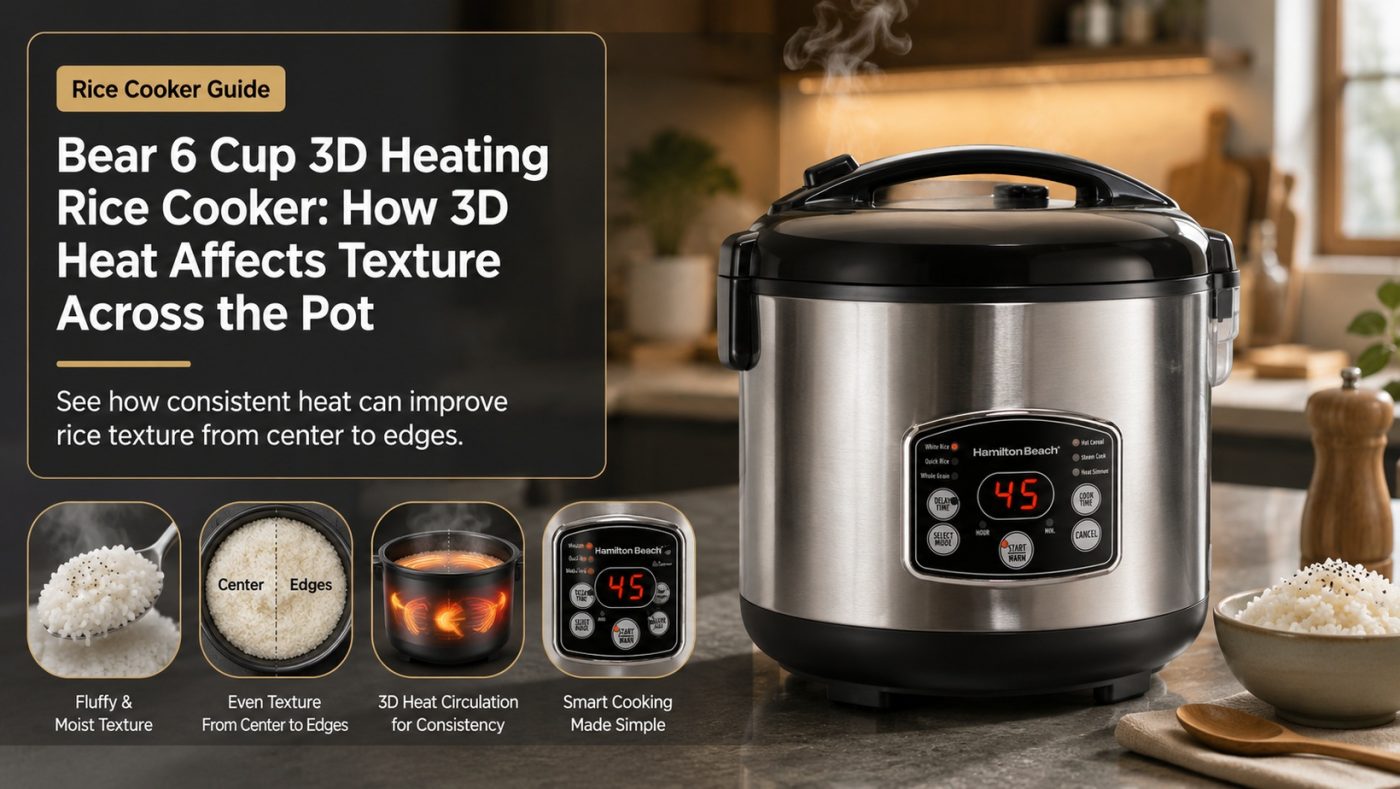 Bear 6 Cup 3D Heating Rice Cooker practical buying and use guide