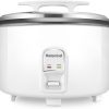 Commercial Rice Cooker, 90-Cup Rice Cooker, 16Qt Large Rice Cooker with Nonstick Inner Pot, Fast Cooking and Auto Keep Warm, with Rice Cup and Paddle, Easy to Clean, 1950W - 1