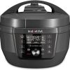 Instant Pot RIO Wide Plus, 9-in-1 Electric Pressure Cooker, 35% Larger Cooking Surface, WhisperQuiet Steam Release, Multi-Cooker, Slow Cook, Rice Maker, Steamer, Sauté, Cake, & Warmer, 7.5 Quarts - 1