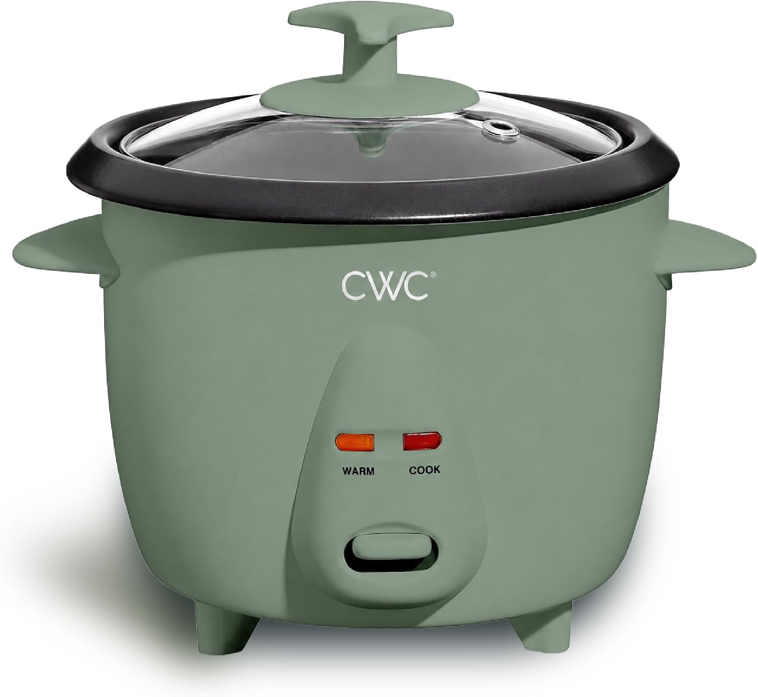 COOK WITH COLOR 6 Cup Rice Cooker 300W - Effortless Cooking and Perfectly, Cooks 3 Cups of Raw Rice for 6 Cups of Cooked Rice, Green - 1