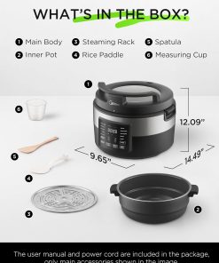 Alternative view of Midea Slow Cooker with 10 Functions, 8-Cups Uncooked Rice Cooker