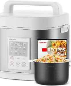 TOSHIBA Rice Cooker Heritage Bento Box, Digital Control, 10-Cup Uncooked Rice Capacity, 9 Functions with 3D Heating and 24-Hour Auto Keep Warm - 1