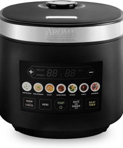 AROMA® CoreCoat™ Smart Digital Rice Cooker and Multicooker, 10-Cup (Uncooked) - 20-Cup (Cooked), with 8 Modes and PFSA-free, Non-Stick Ceramic Coating - 1