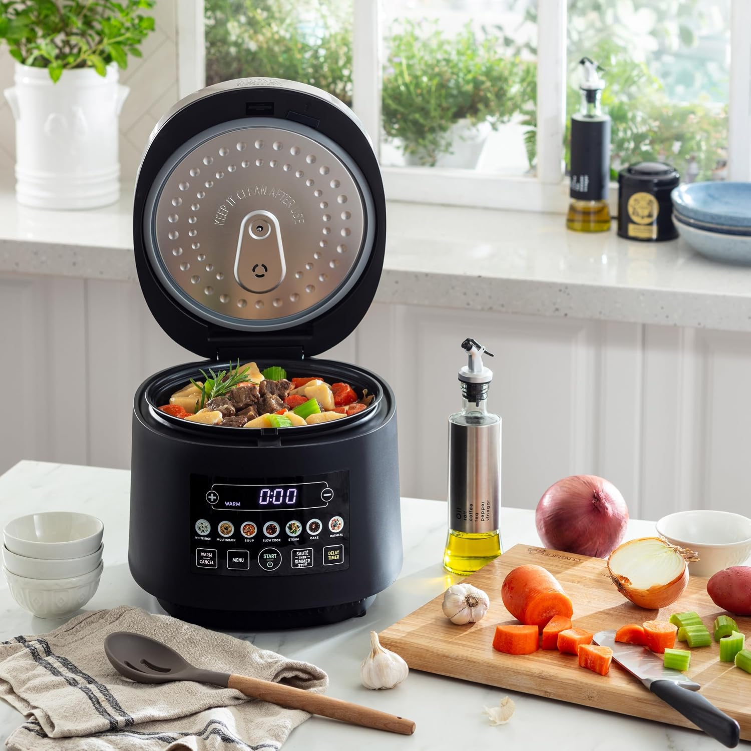 AROMA® CoreCoat™ Smart Digital Rice Cooker and Multicooker, 10-Cup (Uncooked) / 20-Cup (Cooked), with 8 Modes and PFSA-free, Non-Stick Ceramic Coating - Image 2